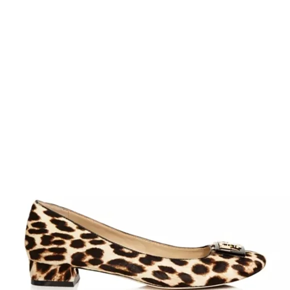 Tory Burch Brown and Gold Loafers with Classic Rounded Toe - Picture 3 of 11